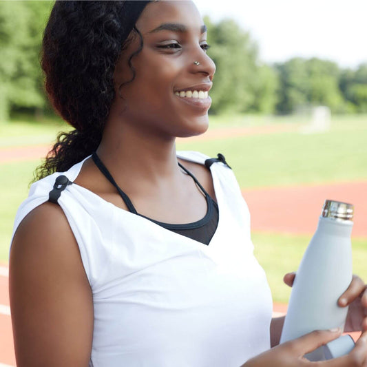 woman wearing black exerties